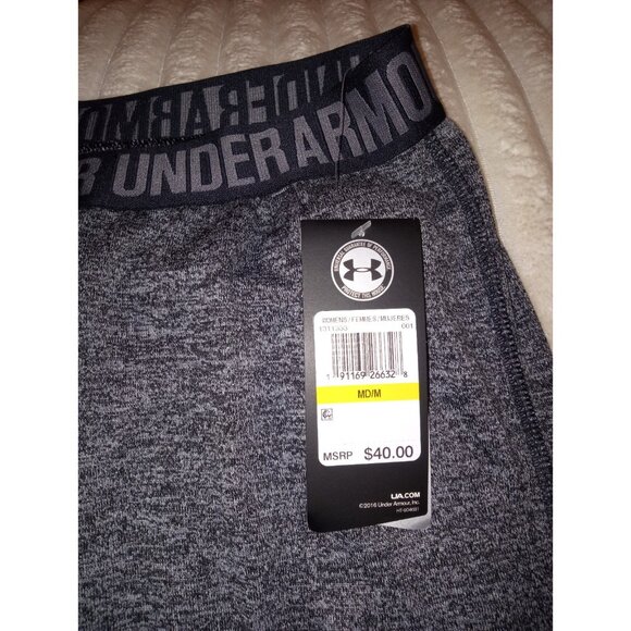 Under Armour Capri Pants Women's Size Medium New with Tags Loose Fit Grey - Picture 2 of 4